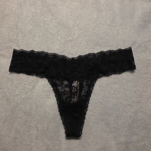 Victoria's Secret Black Lace Panty